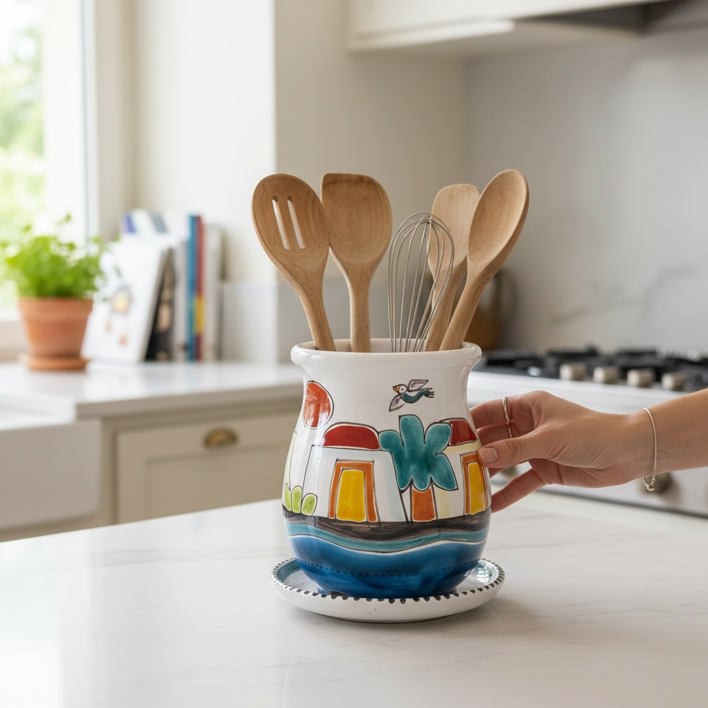 Pantelleria cutlery drainer