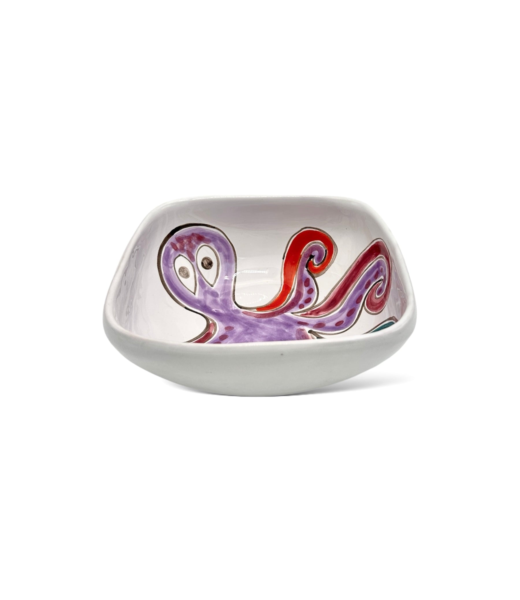 Octopus Square Bowl
