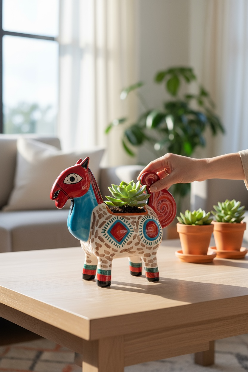 Plant Holder Horse