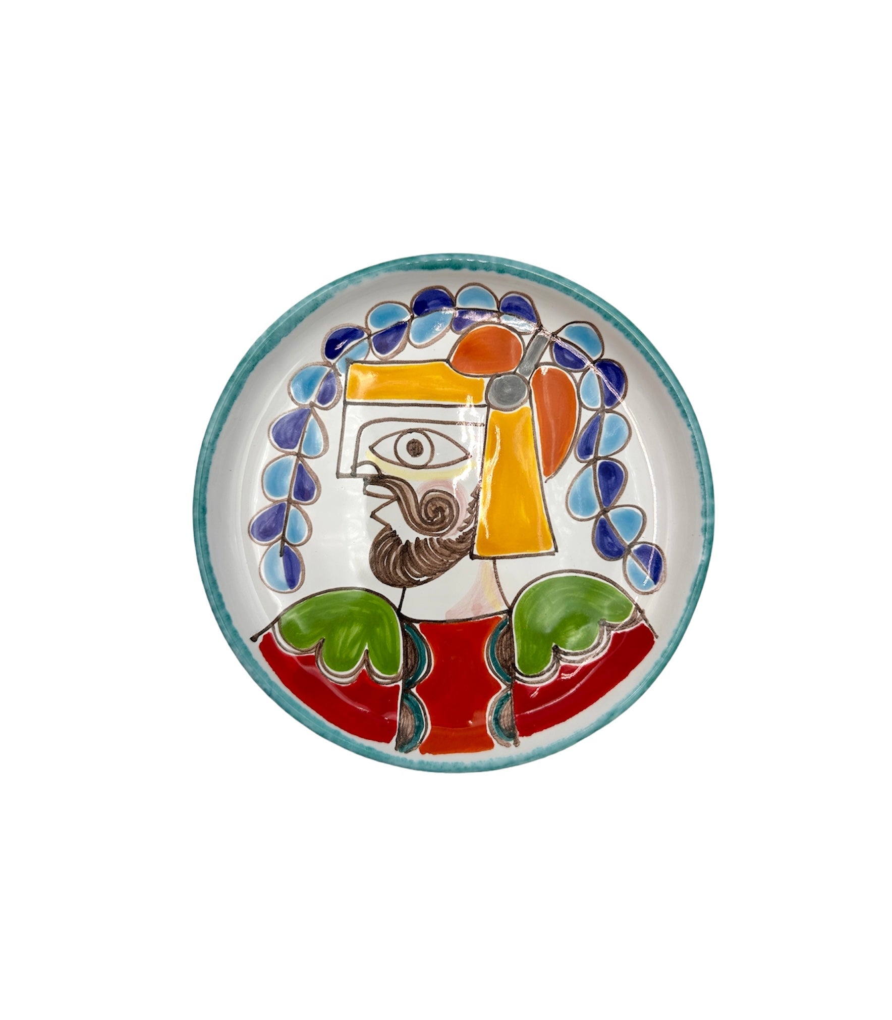 Round Plate - Paladin - Green Edge