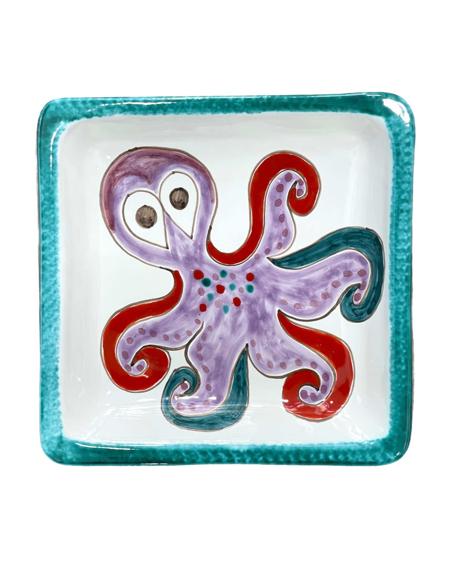 Octopus Square Plate