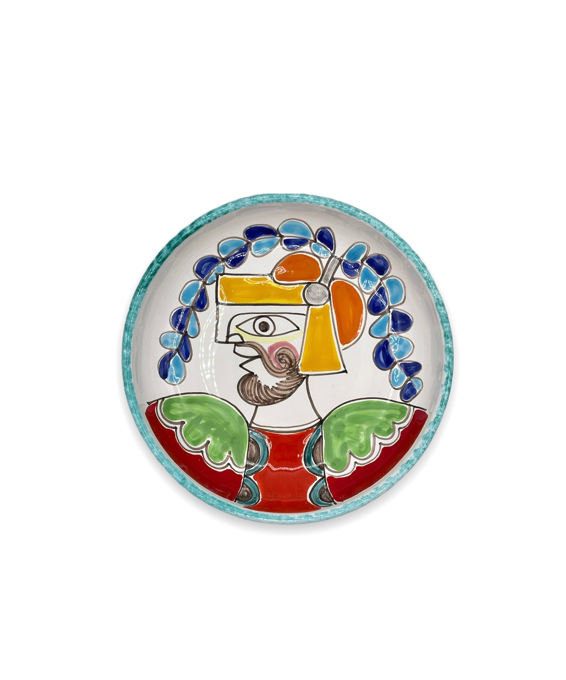Round Plate - Paladin - Green Edge
