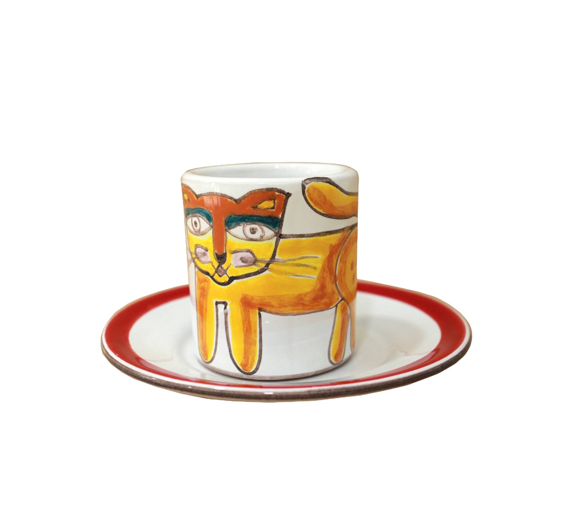 Cat coffee cup