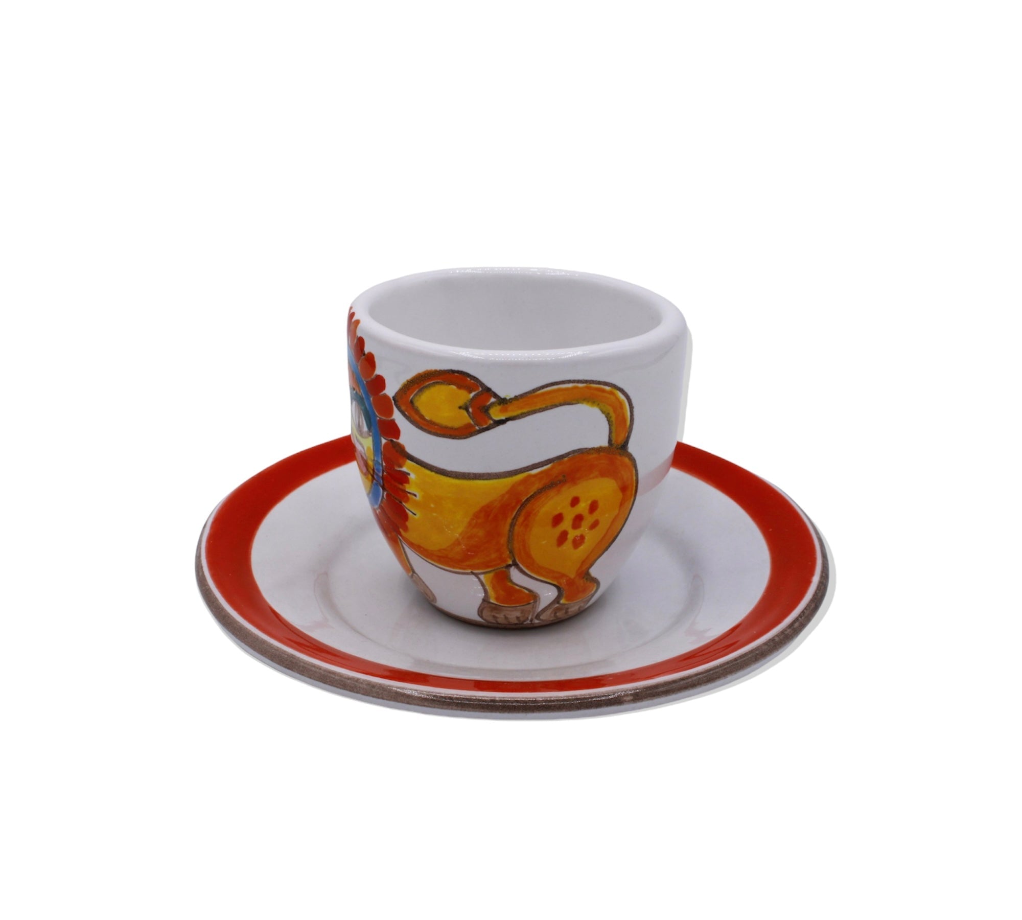 Lion Coffee Cup