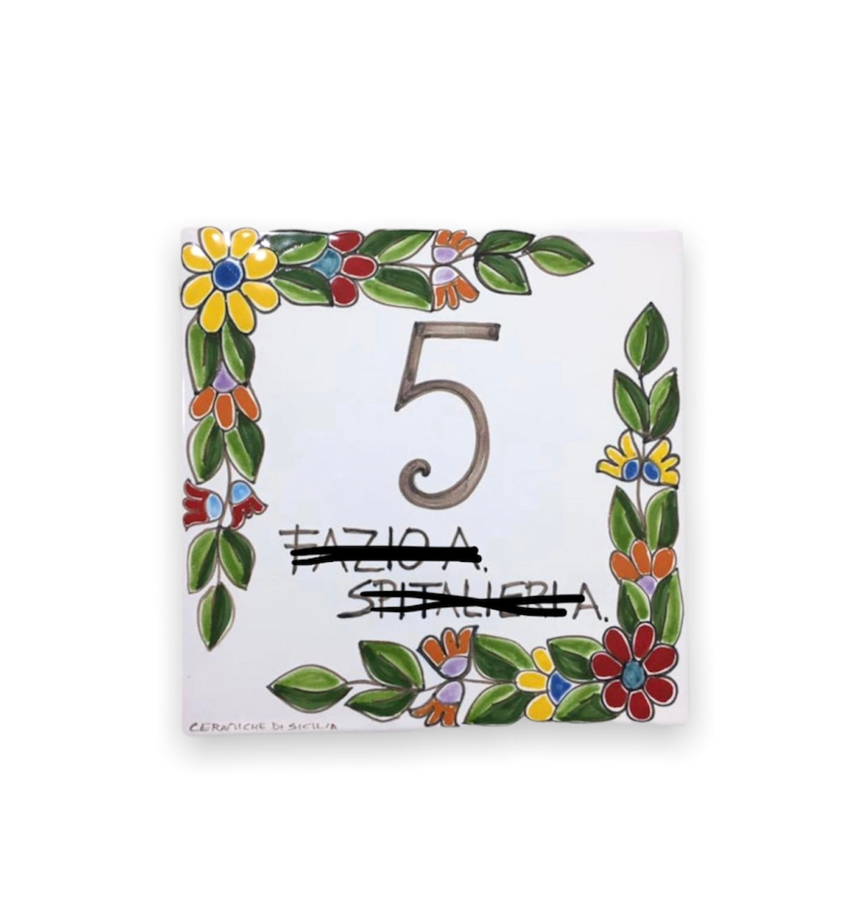 Daisies Frame Tile