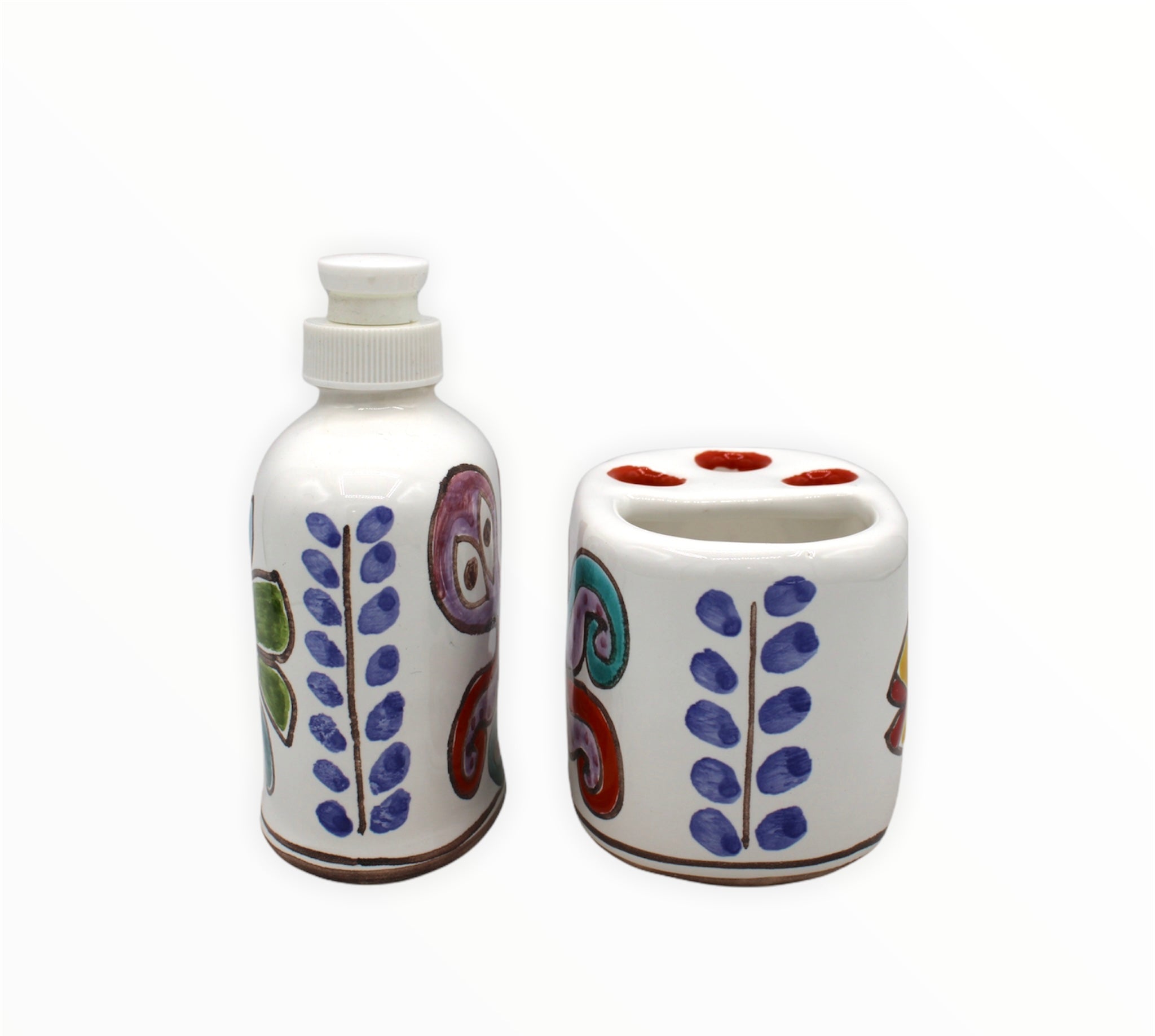 Fish and Octopus Bathroom Set